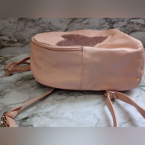 Arizona Jean Company Mini Bookbag Backpack Purse Reversible Sequin - Picture 7 of 11